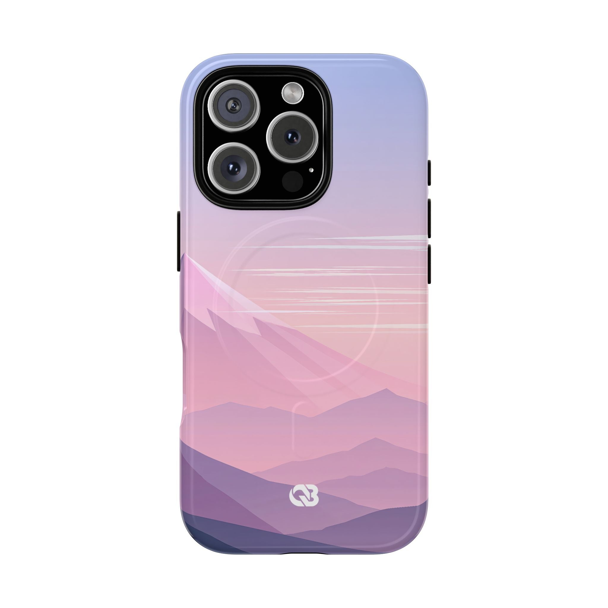 Purple Tough 2.0 Magsafe Phone Case for iPhone - Lavender Alpine Dawn
