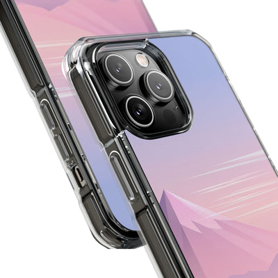 Purple Impact MagSafe Phone Case for iPhone - Lavender Alpine Dawn