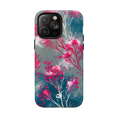 Cyber Blossom · Tough 2.0 Magnetic Phone Case for iPhone · Teal