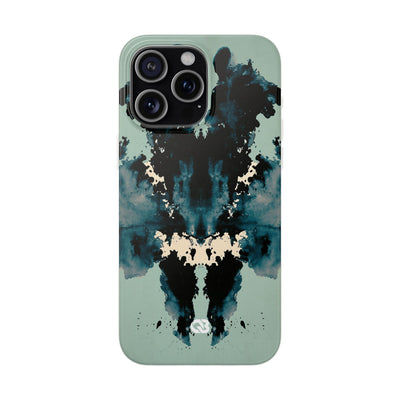 Rorschach Ink Void · Lite Phone Case for iPhone ·  Black