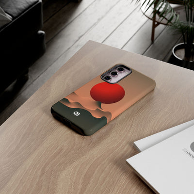 Crimson Sol Ridge · Tough Phone Case for Samsung · Red