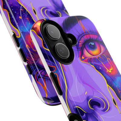 Violet Cosmic Gaze · Tough+ Custodia per iPhone · Magsafe