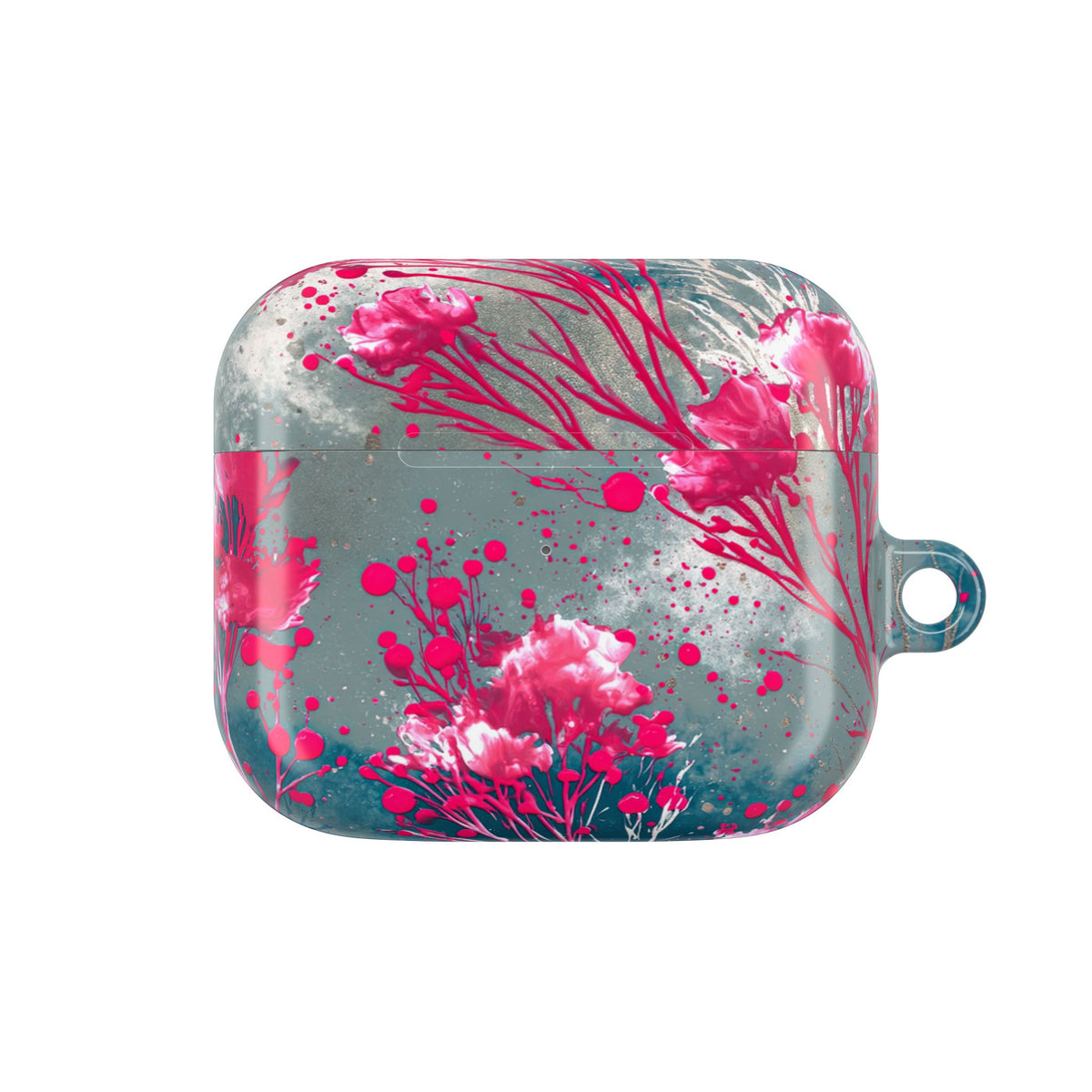 Cyber Blossom · Hard Case for AirPods & AirPods Pro · Teal