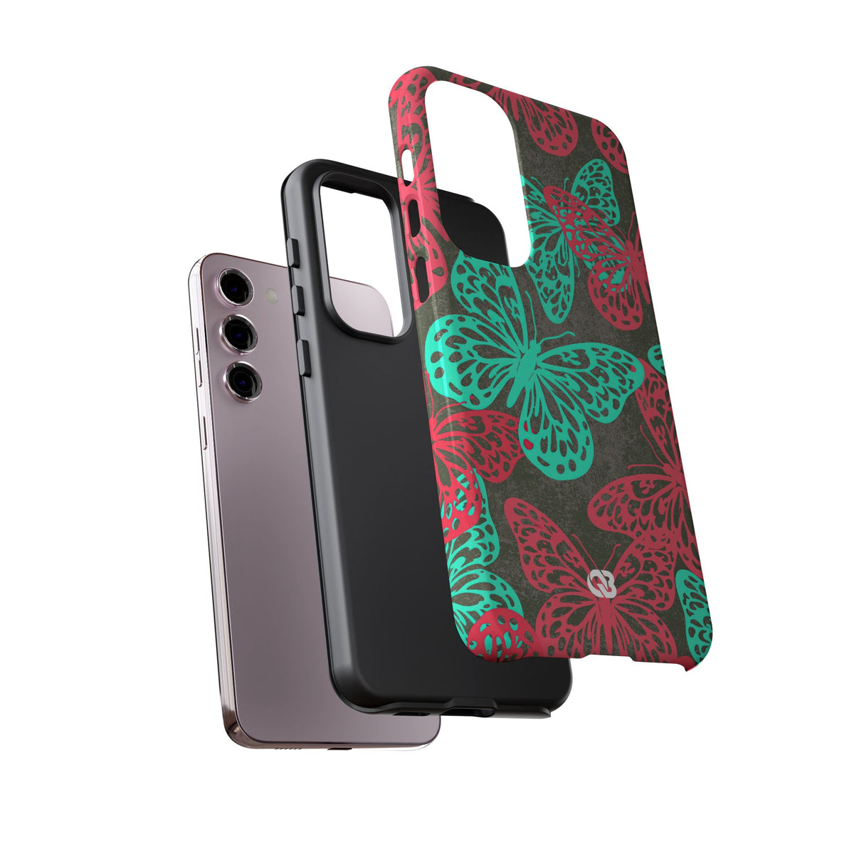 Electric Papillon · Tough Phone Case for Samsung · Pink