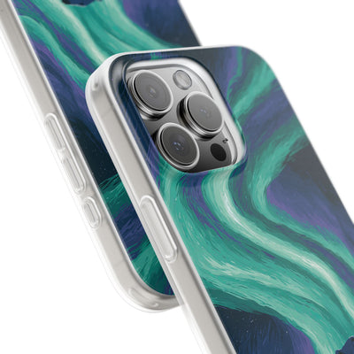 Arctic Aurora Bear · Lite Phone Case for iPhone ·  Teal