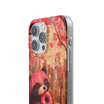 Crimson Donut Bandit · Soft Custodia per iPhone
