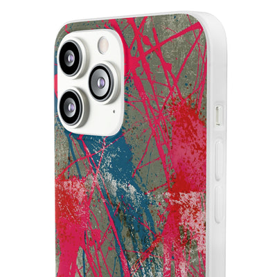 Neon Static Drip · Lite Phone Case for iPhone ·  Pink