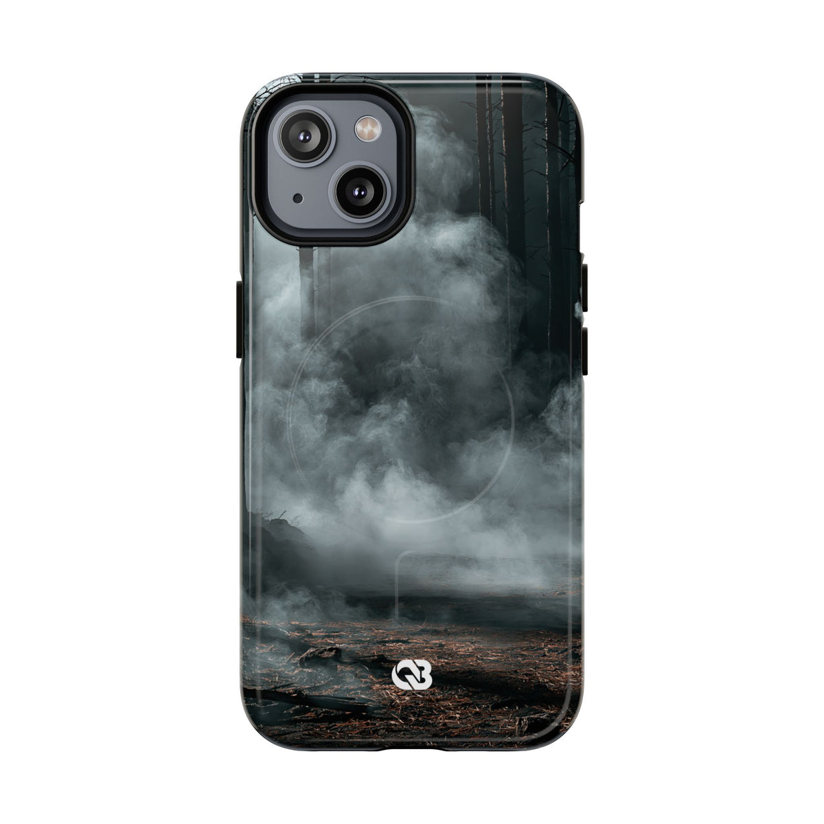 Shadowed Pine Mist · Tough 2.0 Magnetic Phone Case for iPhone · Black