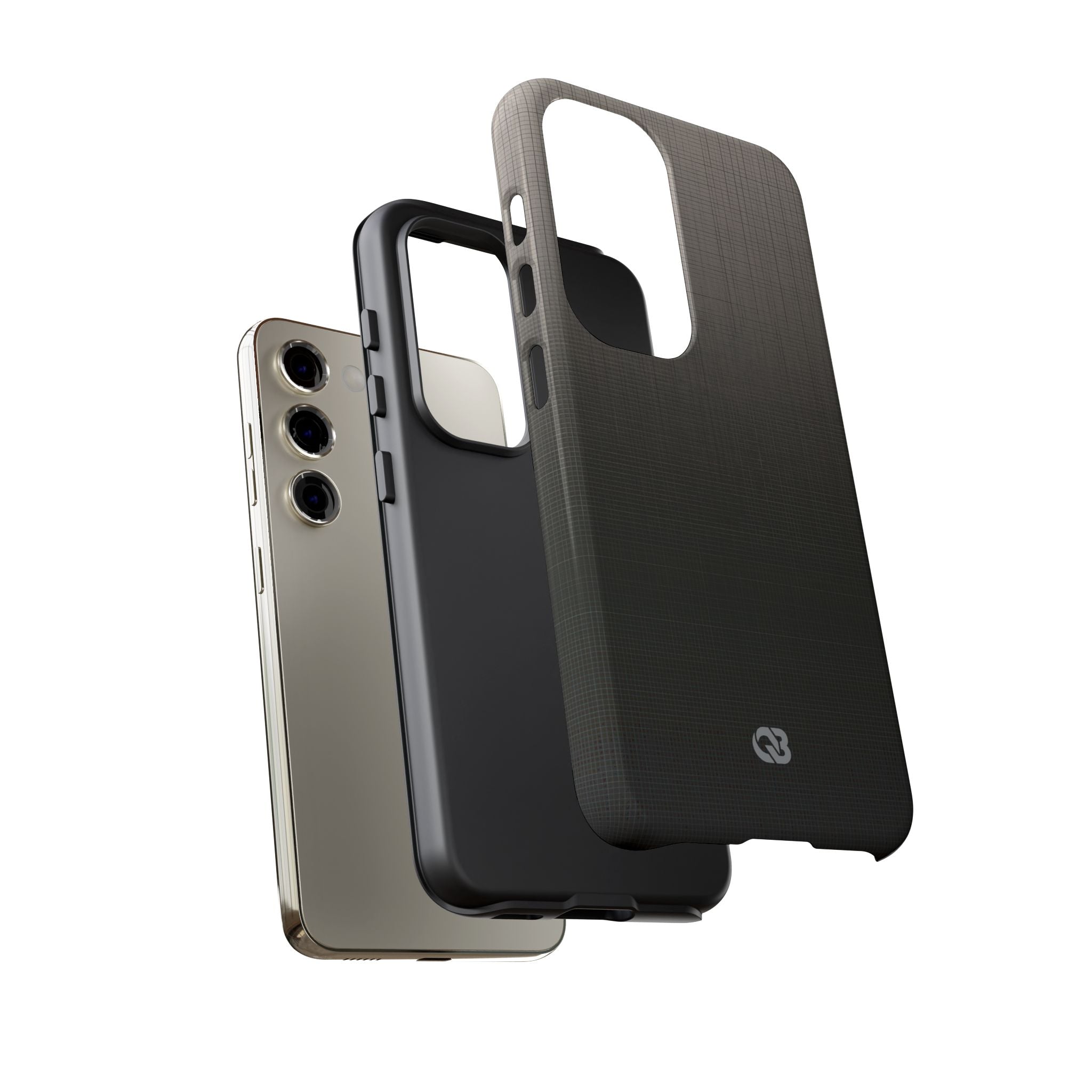 Grey Tough Phone Case for Samsung - Faded Sand Mesh