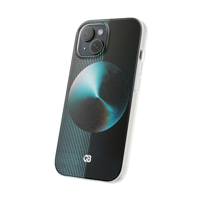 Blue Lite Phone Case for iPhone - Cyan Vector Sphere