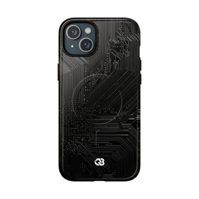 Obsidian Circuitry · Tough 2.0 Magnetic Phone Case for iPhone · Black