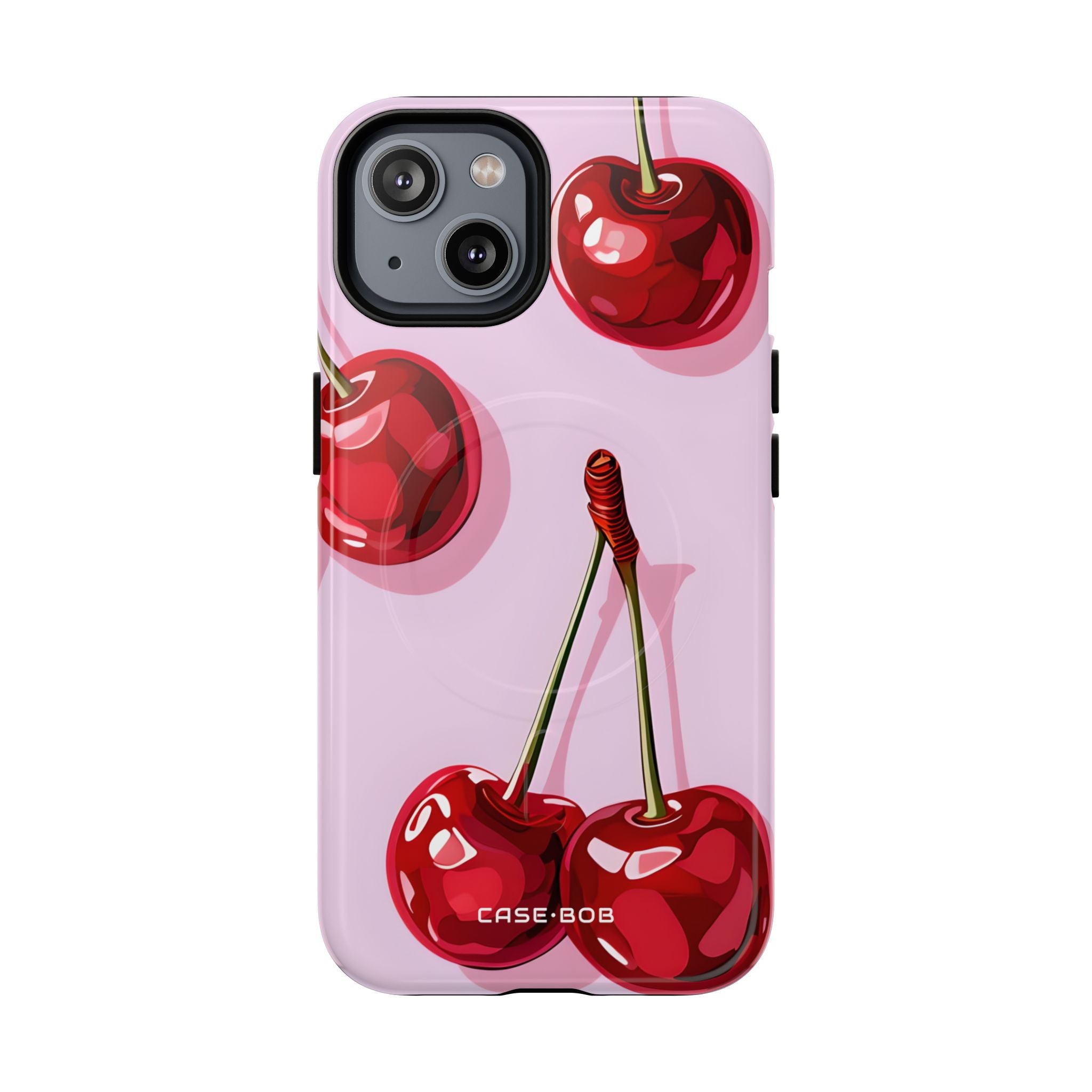 Glossy Cherry Burst iPhone 14 Case - Tough+ - CASE•BOB