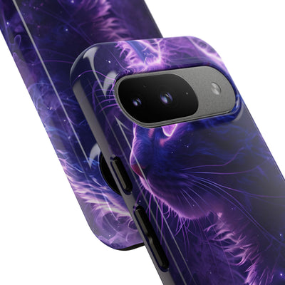 Purple Void Feline · Tough Custodia per Google Pixel