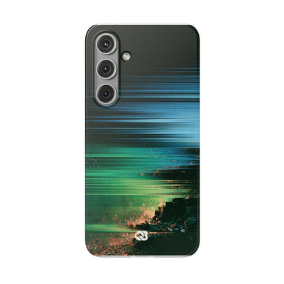 Digital Shoreline Drift · Lite Phone Case for Samsung · Teal