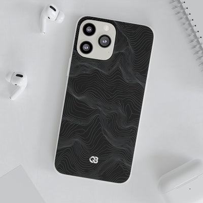 Obsidian Contour Elevation · Lite Phone Case for iPhone ·  Black
