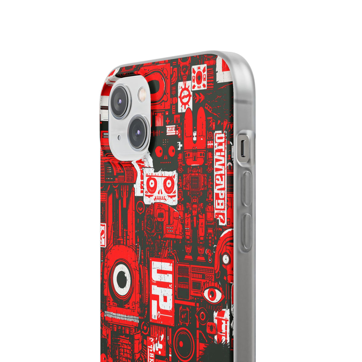 Neo Mecha Collage · Lite Phone Case for iPhone ·  Red