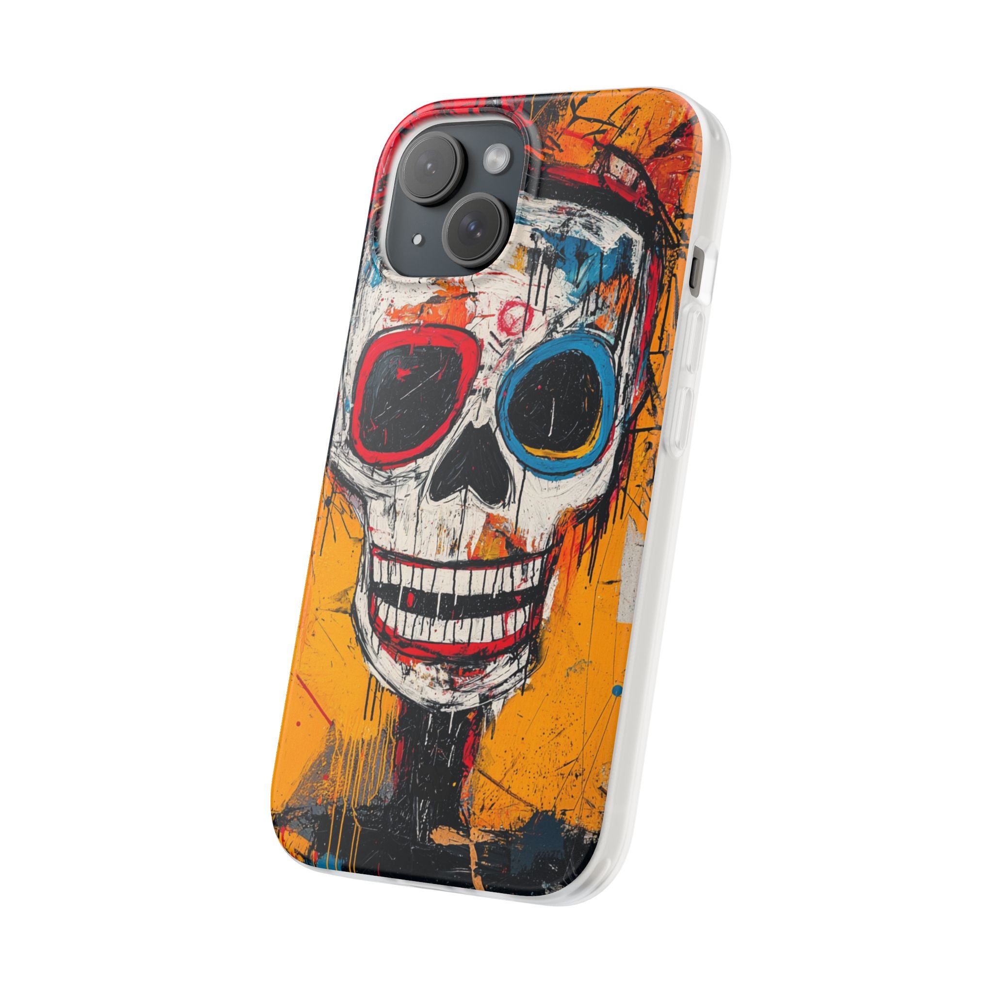 Vivid Graffiti Skull · Soft Custodia per iPhone