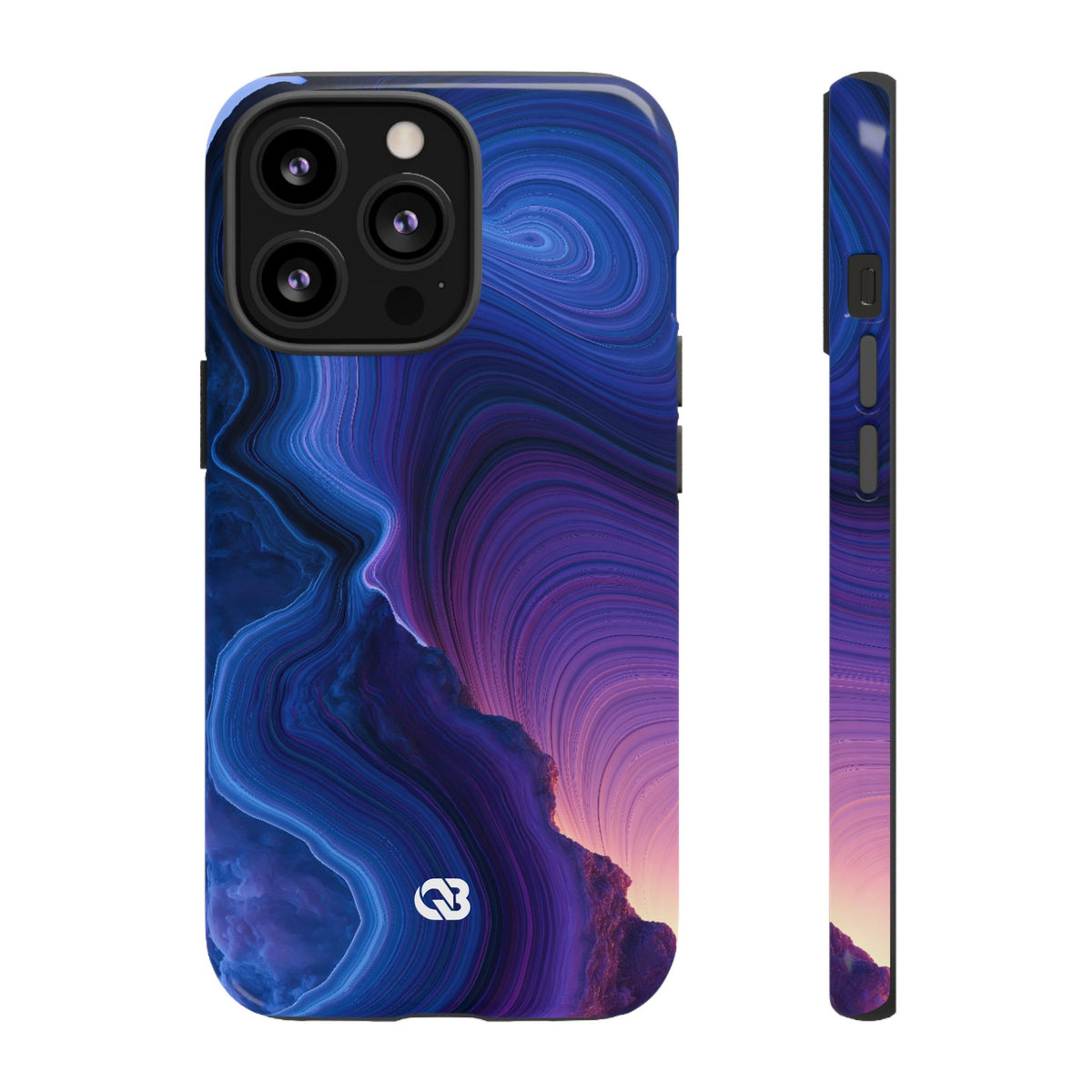 Radiant Strata · Tough Phone Case for iPhone · Blue