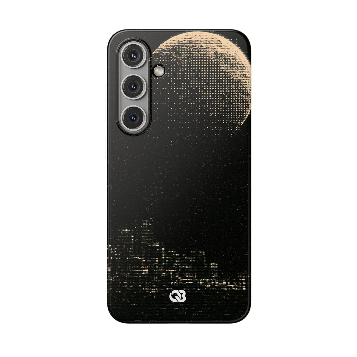 Lunar Metropolis Nocturne · Lite Phone Case for Samsung · Black
