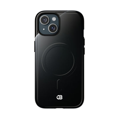 Black Tough 2.0 Magsafe Phone Case for iPhone - Obsidian Lunar Arch