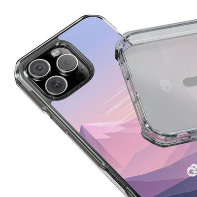 Purple Impact MagSafe Phone Case for iPhone - Lavender Alpine Dawn