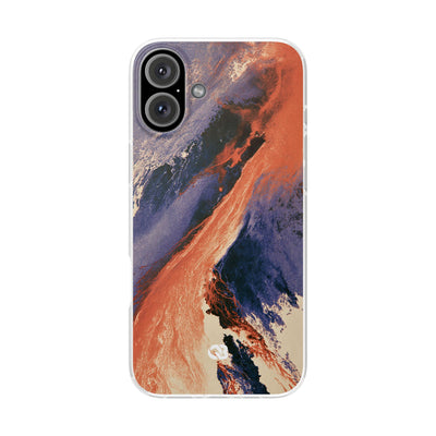 Solar Aura Drift · Lite Phone Case for iPhone ·  Orange