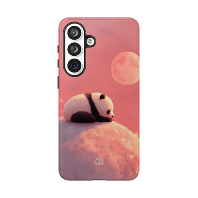 Rose Moon Panda · Tough Coque de téléphone pour Samsung