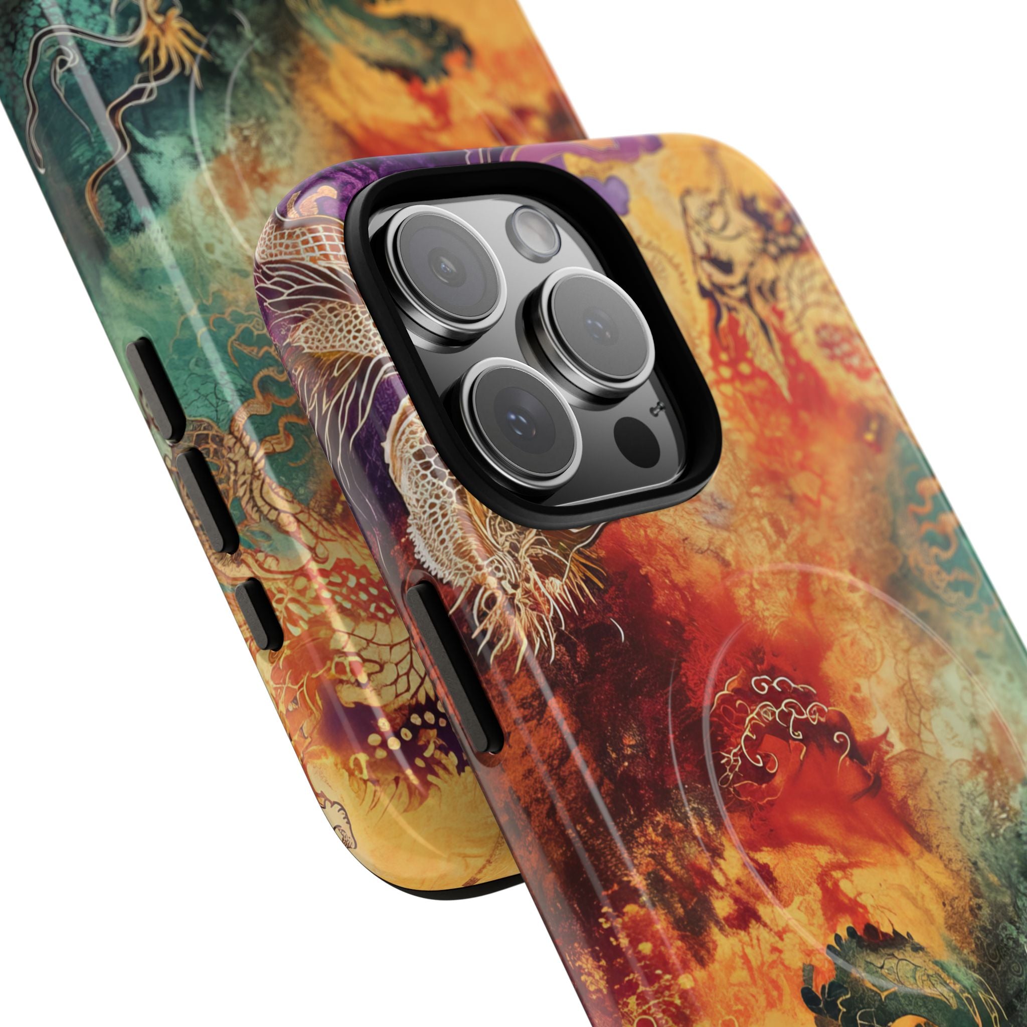 Dragon Ember iPhone 16 Pro Max -kova - Tough+