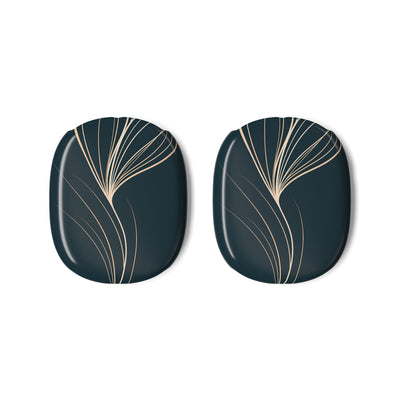 Botanical Contour · Hard Case for AirPods Max · Teal