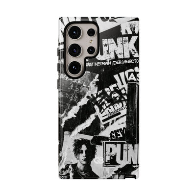 Underground Punk Collage · Tough Phone Case for Samsung · Black