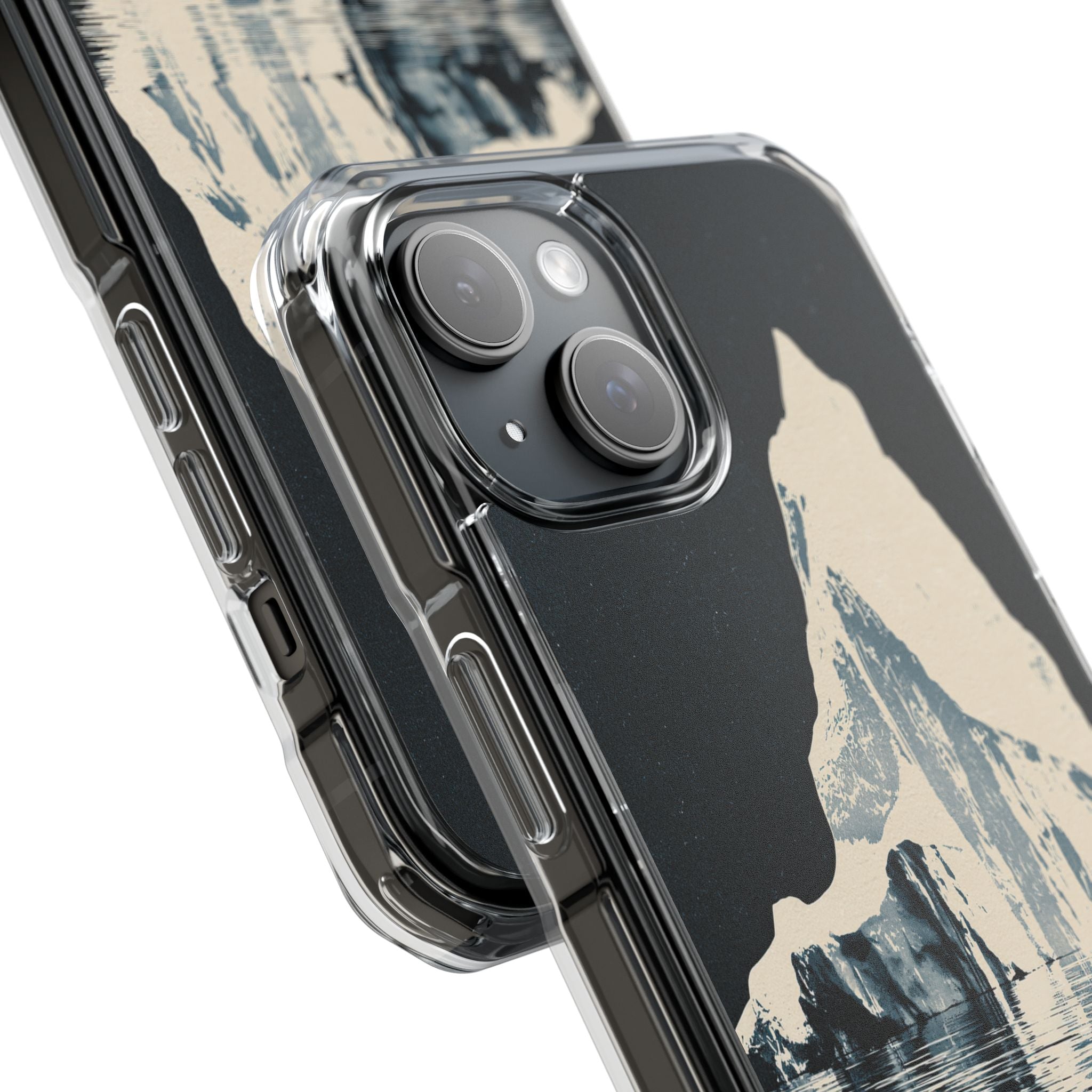 Blue Impact MagSafe Phone Case for iPhone - Frozen Navy Monolith