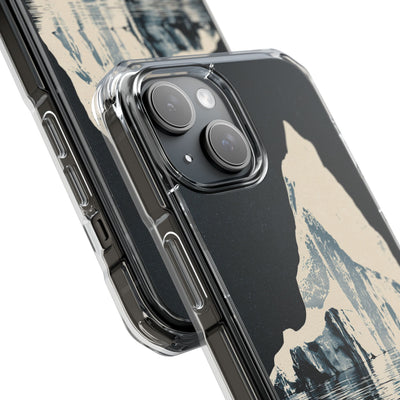 Blue Impact MagSafe Phone Case for iPhone - Frozen Navy Monolith