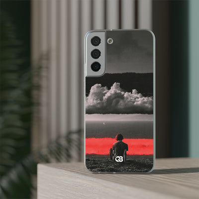 Crimson Horizon · Lite Phone Case for Samsung · Black