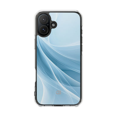 Blue Impact MagSafe Phone Case for iPhone - Arctic Silk Drift