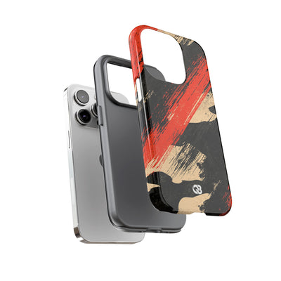 Urban Slash Camo · Tough Phone Case for iPhone · Black
