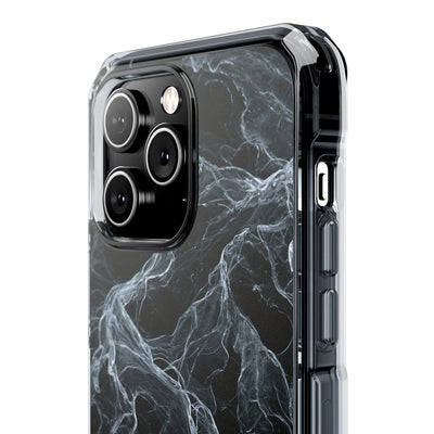 Arctic Gossamer · Clear Impact Magnetic Phone Case for iPhone · Black