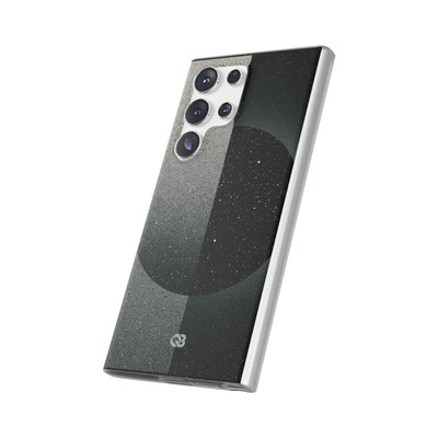 Black Lite Phone Case for Samsung - Lunar Static Orbit