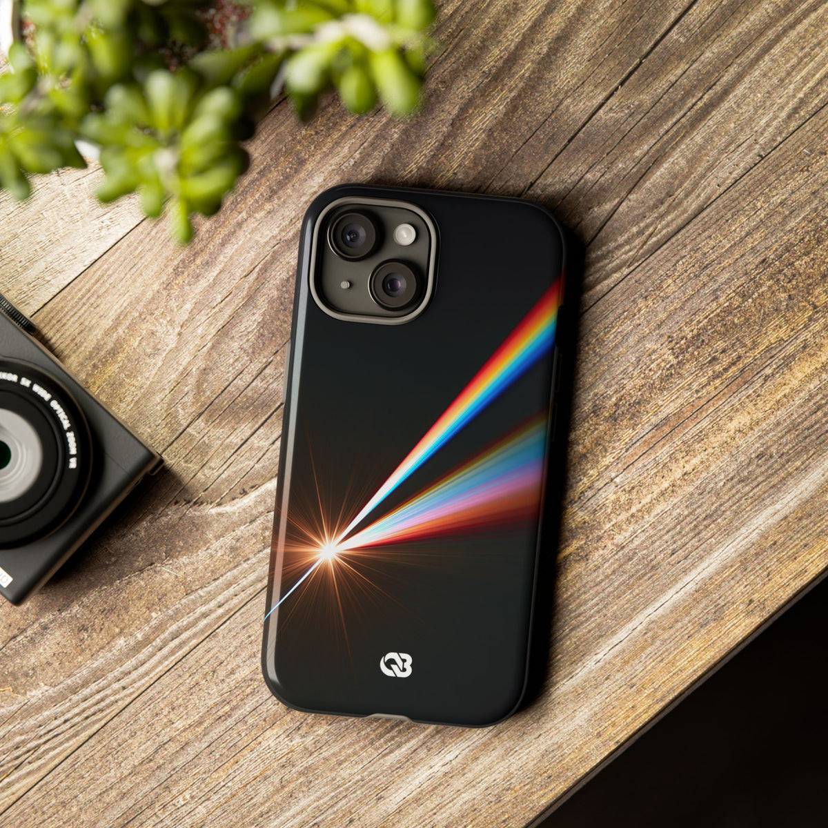 Spectral Refraction · Tough Phone Case for iPhone · Black