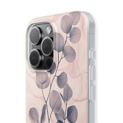 Ethereal Indigo Eucalyptus · Soft Phone Case for iPhone