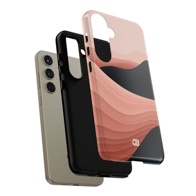 Pink Tough Phone Case for Samsung - Dune Shadow Layers