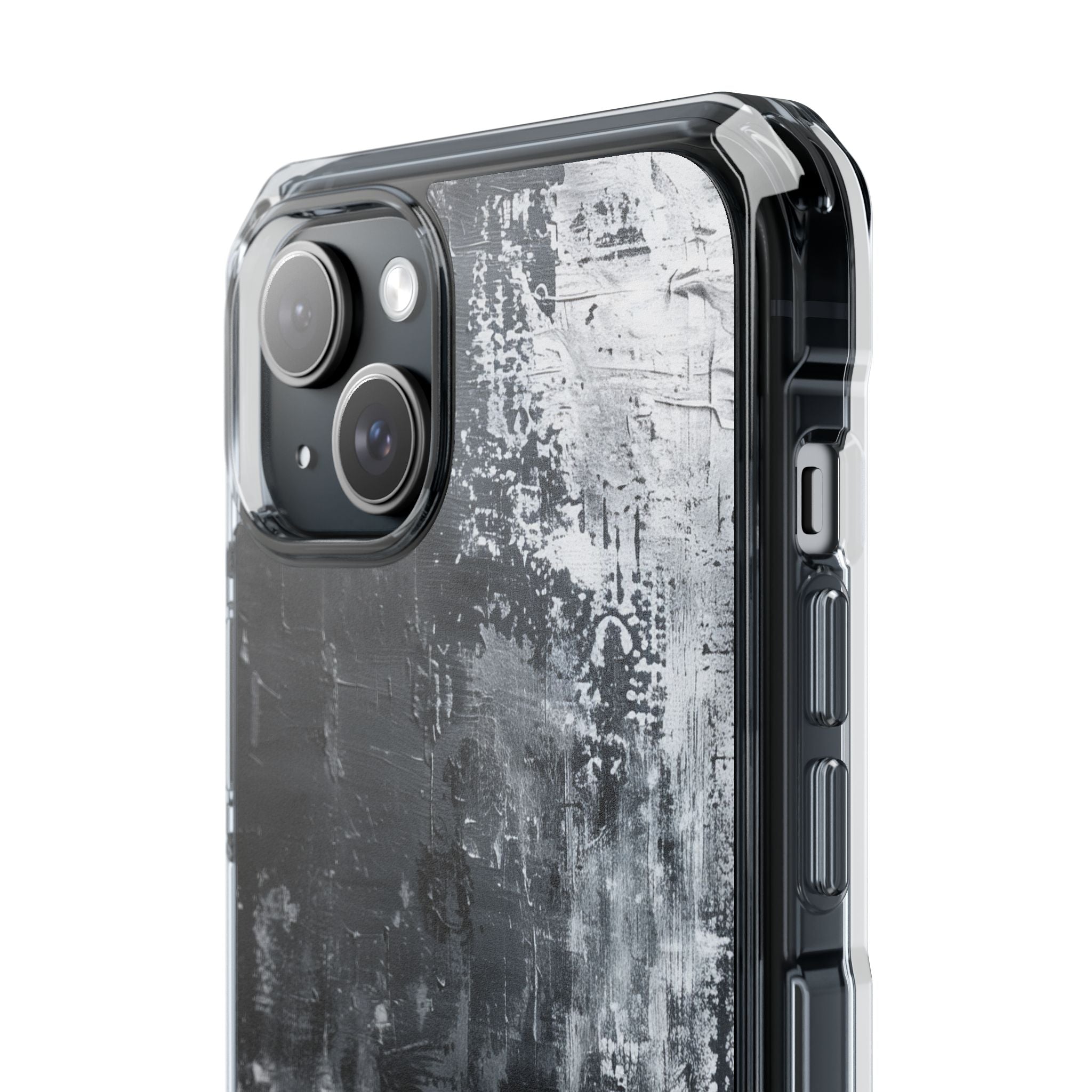 Texturiertes Blackscape iPhone 15 Plus Case - Impact
