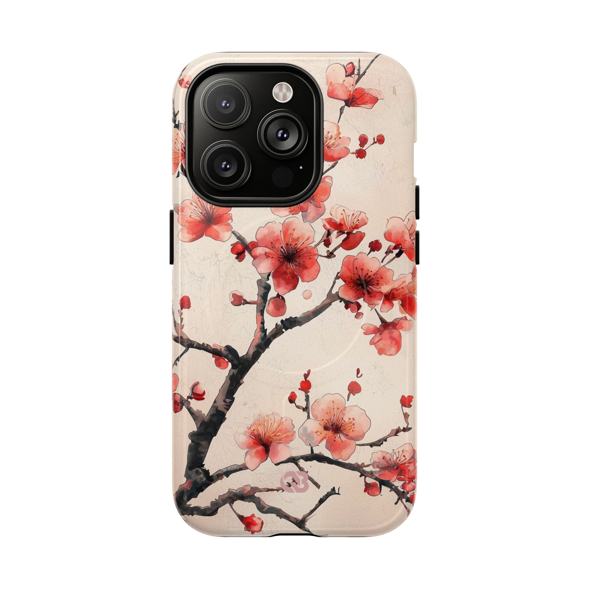 Crimson Silk Flora · Tough+ Custodia per iPhone · Magsafe