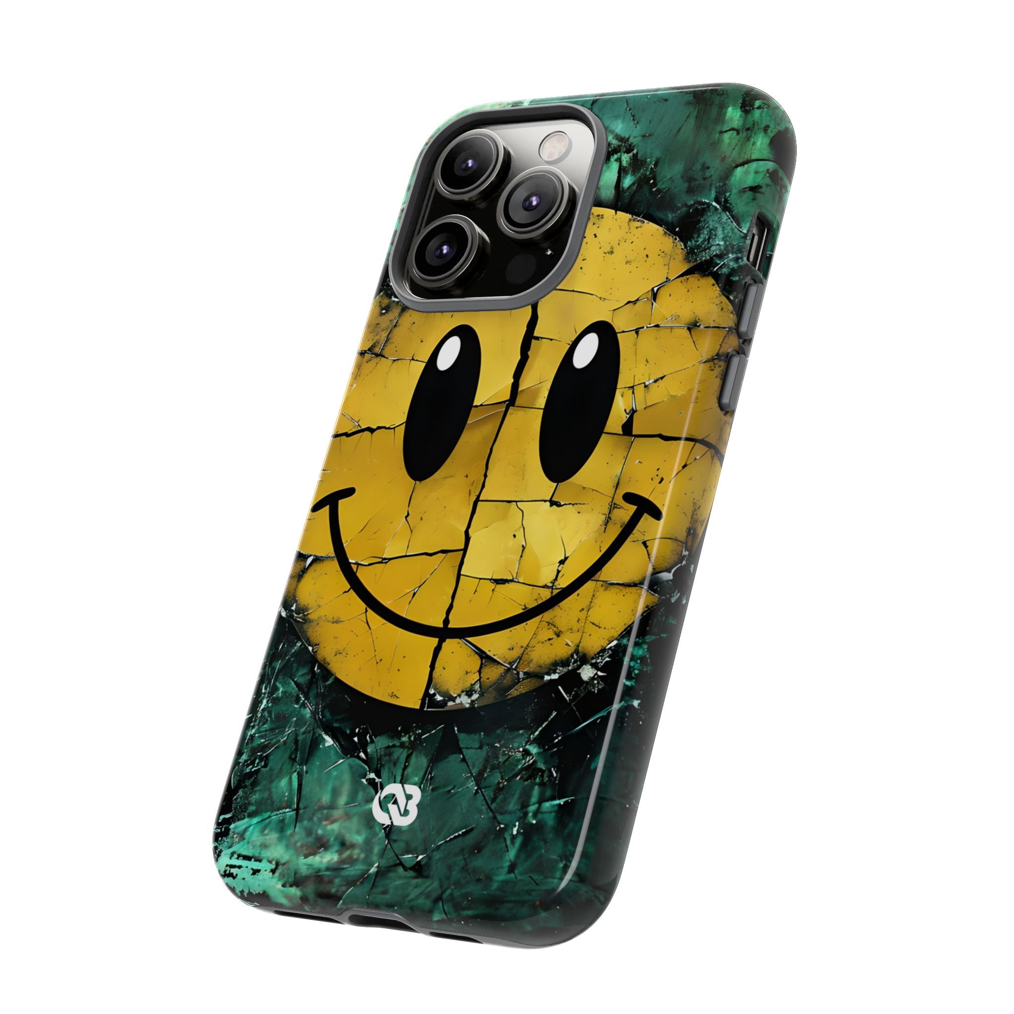 Fractured Yellow Grin · Tough Handyhülle für iPhone