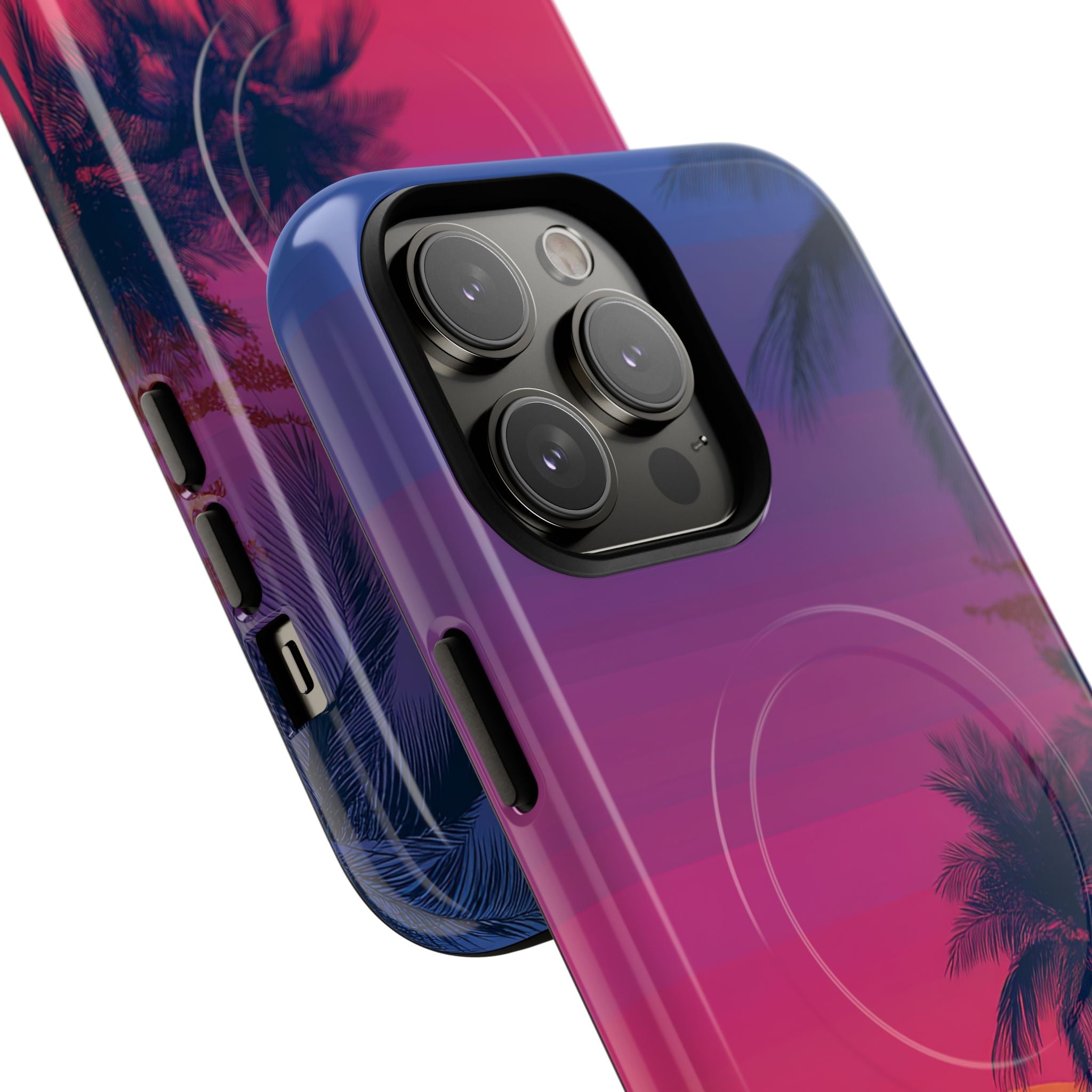 Neon Horizon Palms · Tough+ Telefoncover til iPhone · Magsafe
