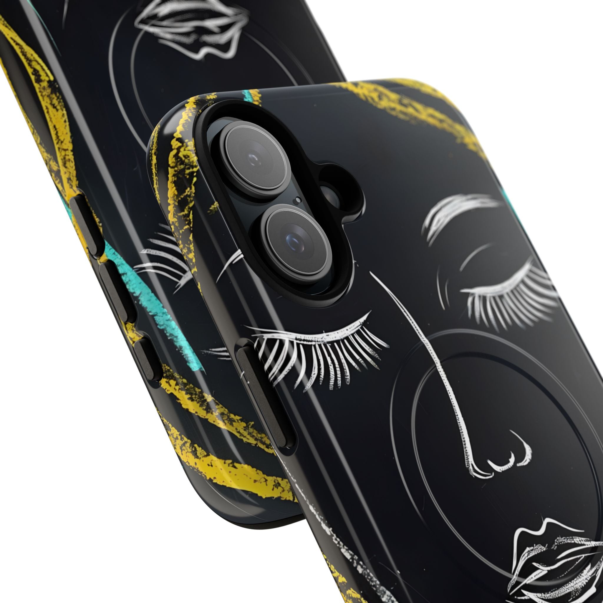 Obsidian Chalk Portrait · Tough+ Magsafe