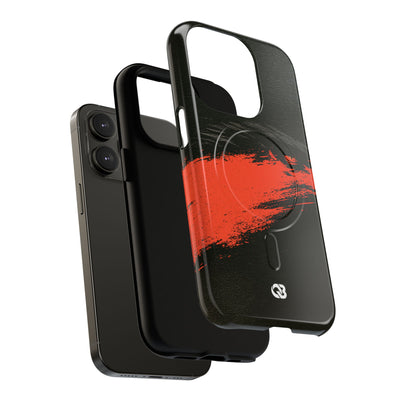 Crimson Raptor Noir · Tough 2.0 Magnetic Phone Case for iPhone · Black