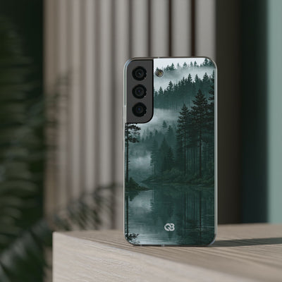 Green Lite Phone Case for Samsung - Misty Evergreen Mirror