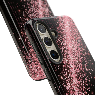 Rose Digital Cascade · Tough Phone Case for Samsung · Pink