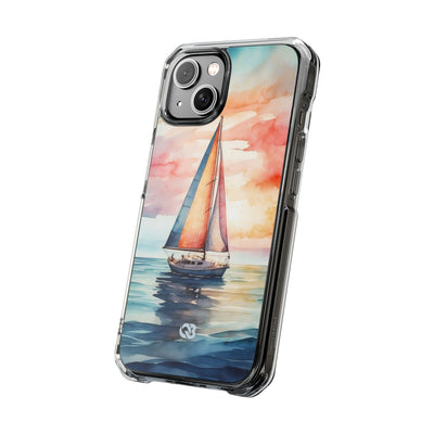 Crimson Horizon Sail · Impact Phone Case for iPhone · Magsafe