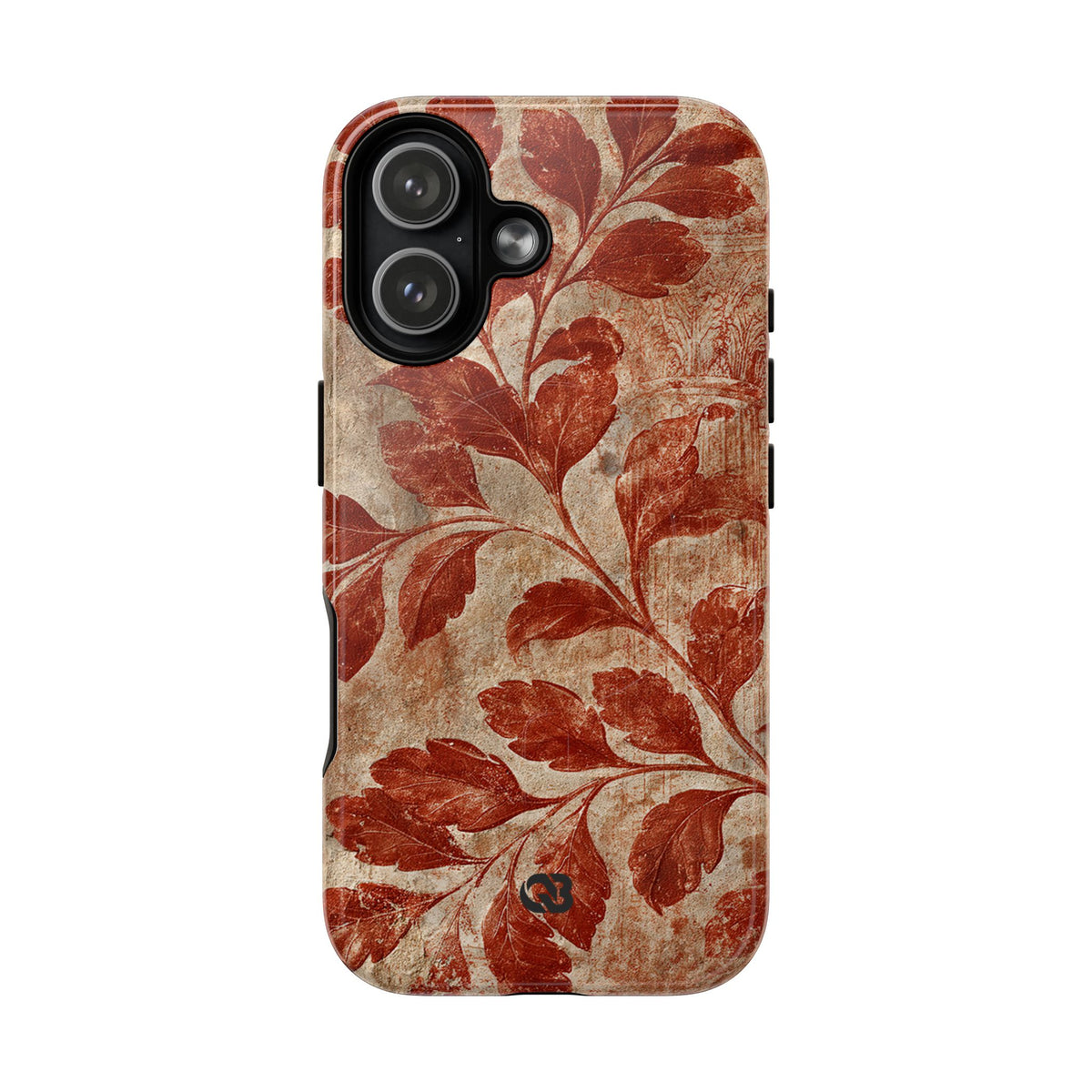 Terracotta Botanical Fresco · Tough 2.0 Magnetic Phone Case for iPhone · Red